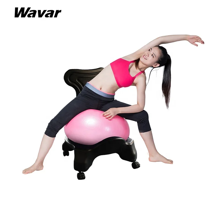 

ECO Friendly equipment PE Exercise Stability Yoga Ball Chair for Home