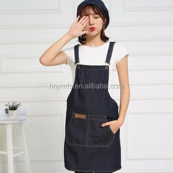 
Restaurant Kitchen Apron Cooking Denim Apron 