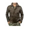 Indiana Jones Classic Distressed Real Leather Mens Genuine Leather Jacket Aviator Leather Jackets