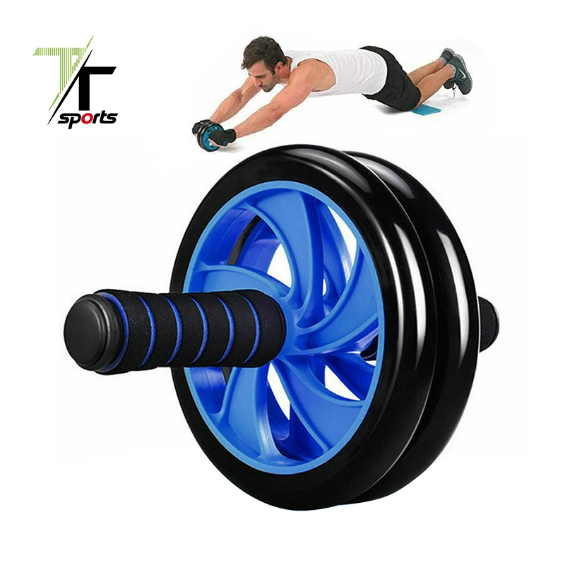 

TTSPORTS Double Wheel Ab Roller Easy for Home Workout, Black,green,blue or customized