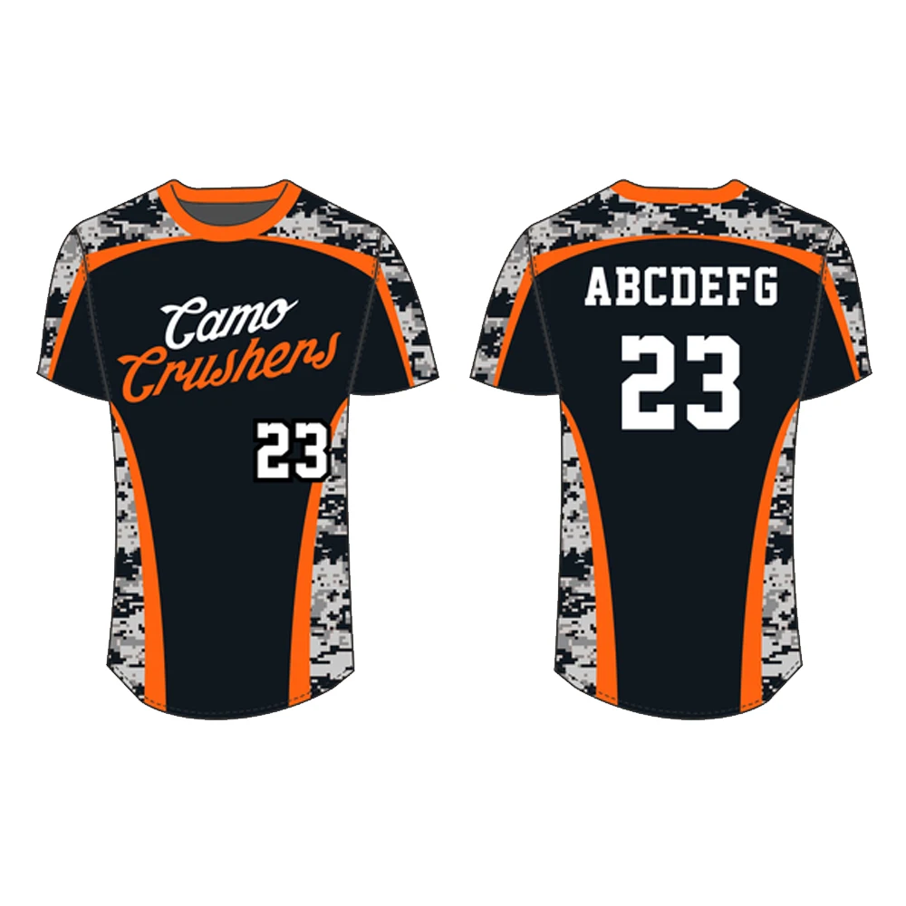 Sublimated Custom Men Softball Jerseys Custom Baseball Jerseys Blank