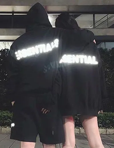 

Custom Blank Essentials Cotton Heavyweight Plus Size Men'S Embroidery Oversized Casual Reflective pullover bulk oversized hoodie