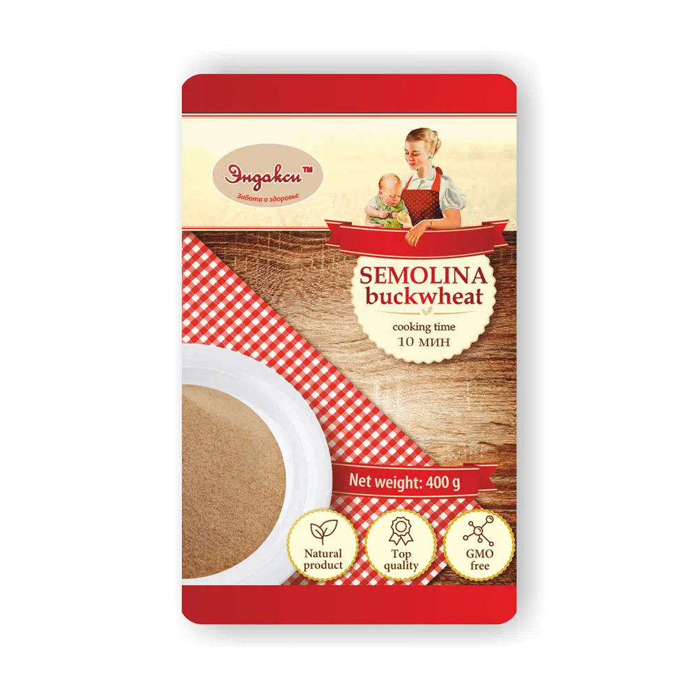 
Buckwheat Semolina flour by brand TM Endaksi 