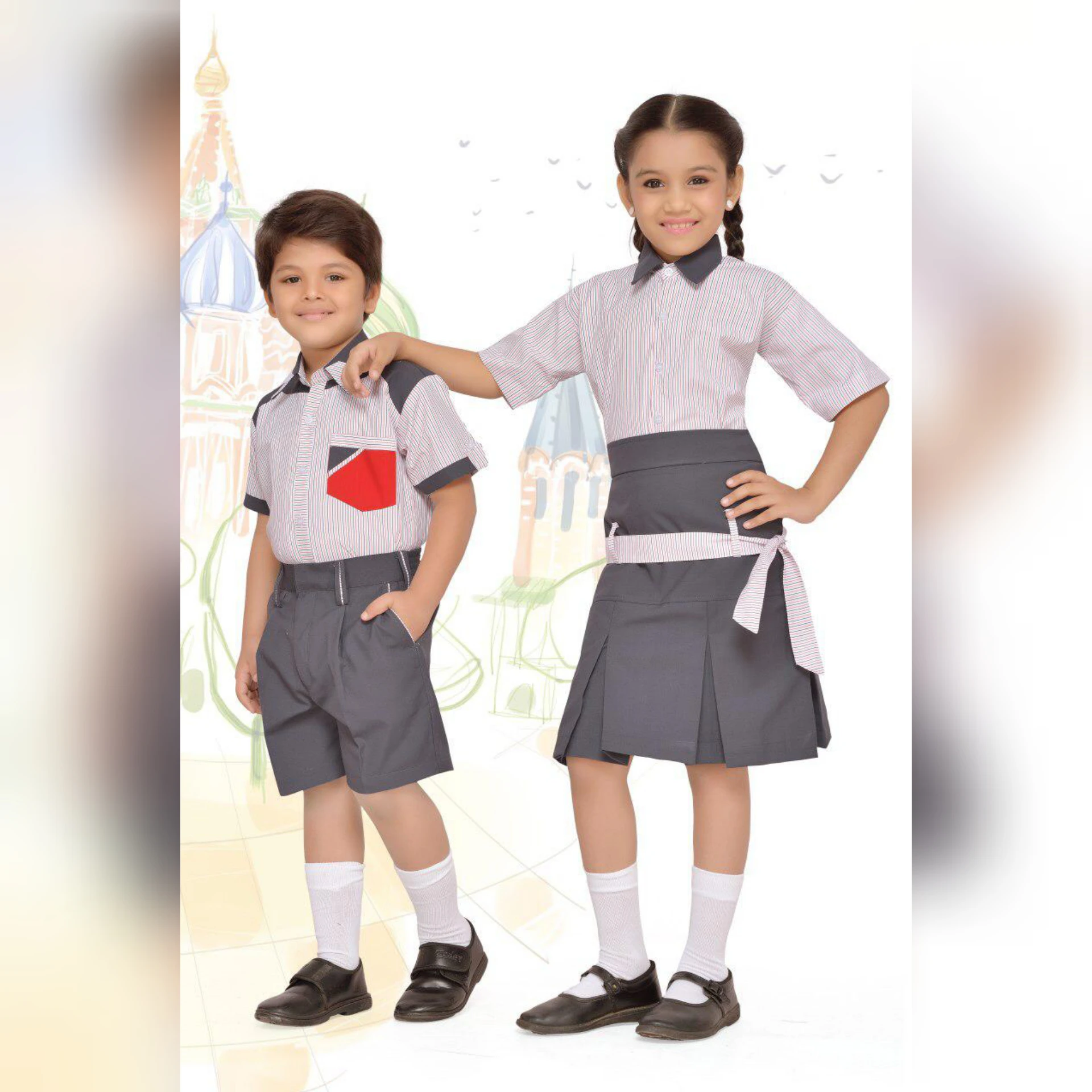 Mid School School Uniform For All Age And Size - Buy Kindergarden ...