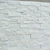 2019 Hot Sale Pure white quartz slate tiles culture stone exterior wall designs tiles stone wall panel stack cladding
