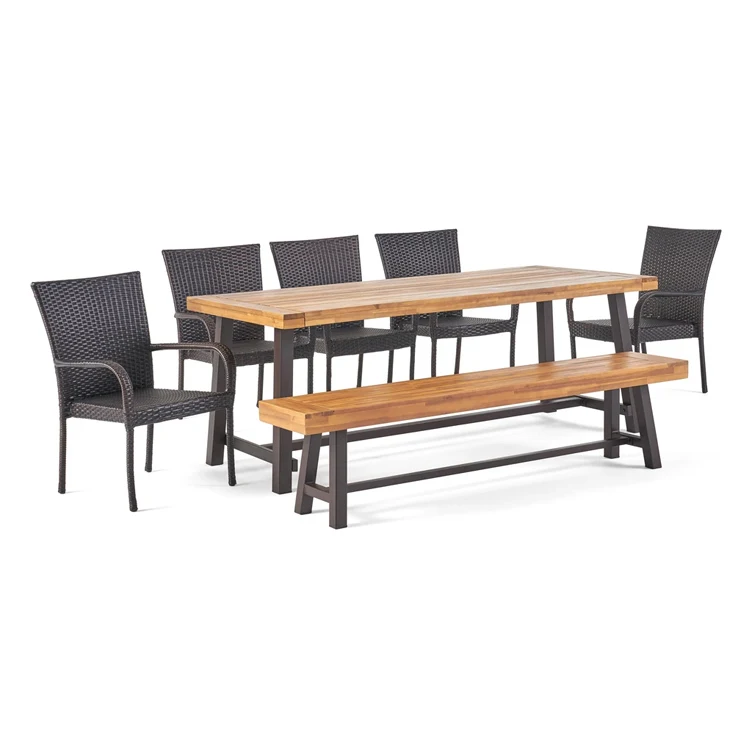 

U.S. warehouse stock Outdoor Garden Furniture set dining Chair and Table set