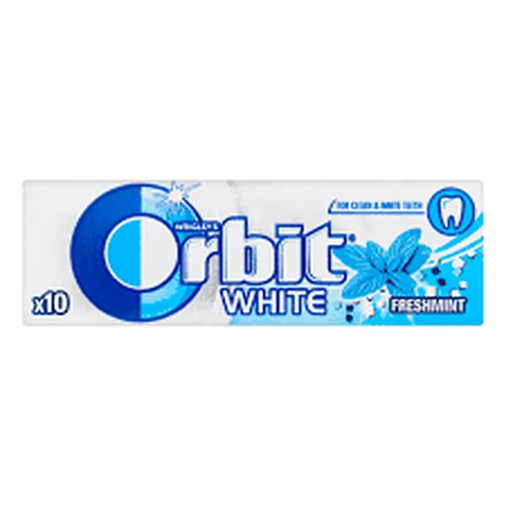 
Orbit White freshmint chewing gum 13.6g X 600 Russian Origin 