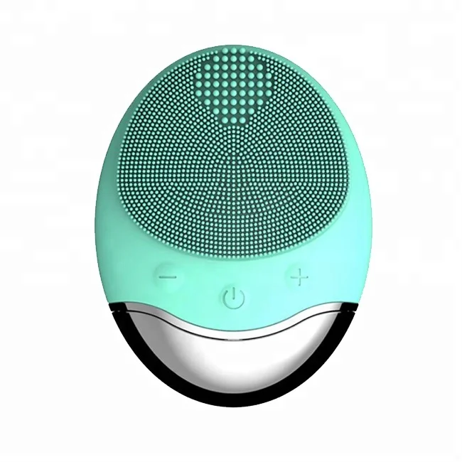 
Amazon hot one Electric Facial Cleanser Deep Cleaning Ultrasonic Silicone Brush Face Cleansing 