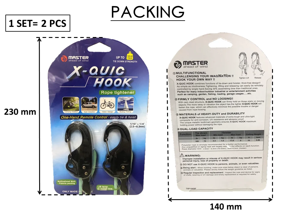 Heavy Duty Cord Rope Tightener Adjustable Hookrope Tightener Small