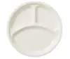 Round plate (small) Clean coat White made in Japan
