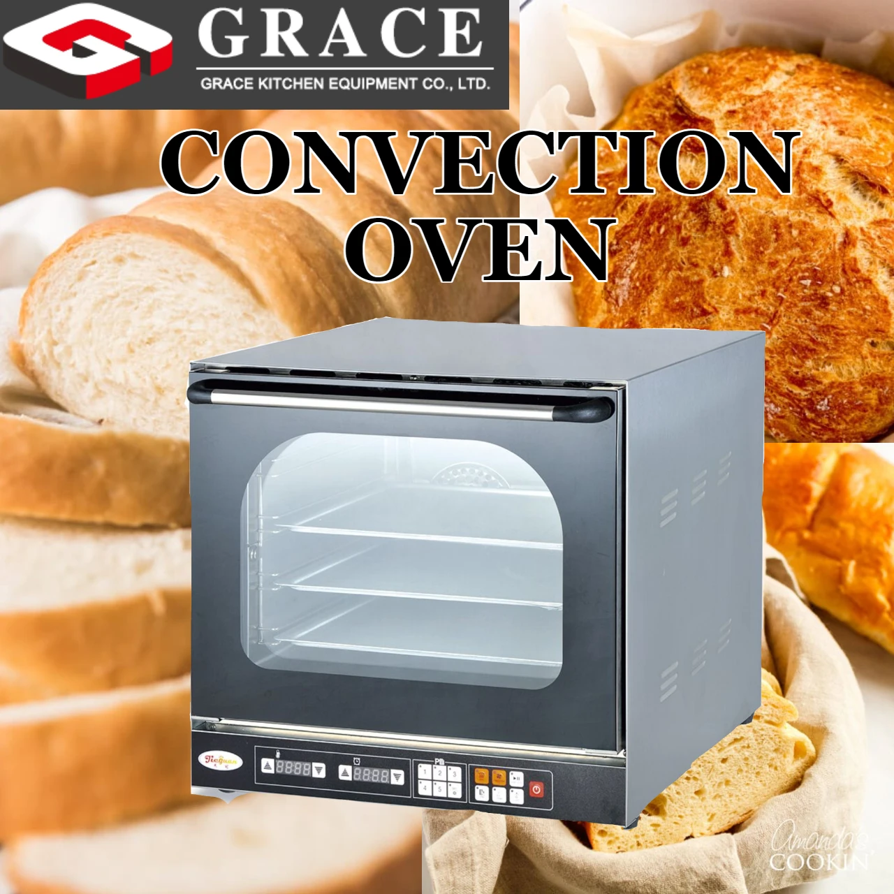 Industrial Convection Oven Baking Convection Cooking Stainless Steel