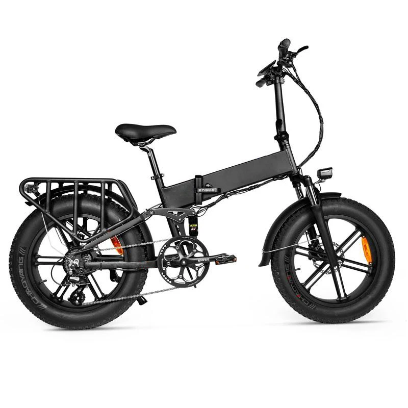 

USA and EU stock 48V 750W 20" Fat Tire Folding Electric Bike Light Lithium Battery engine pro