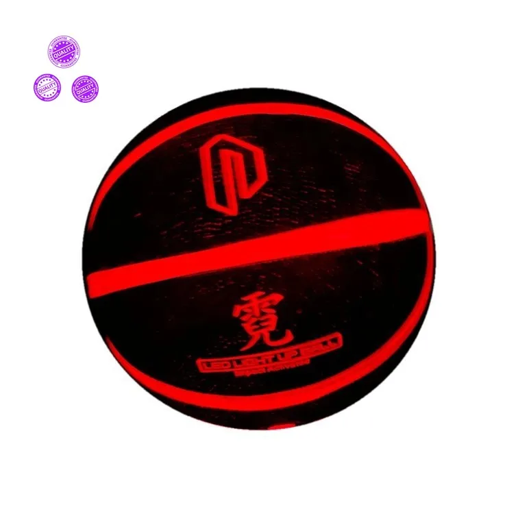 

Two LED Light Up Dark Night Basketball, Customize color