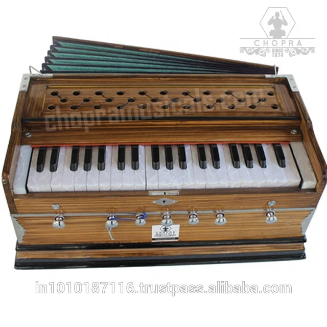 Harmonium 7 STOPPER DOPPEL SCHILF Indische Musical Instrument
