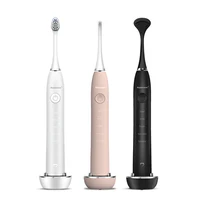 

eco friendly auto wireless rechargeable manufacture wholesale smart double headed Sonic electronic toothbrush for adult
