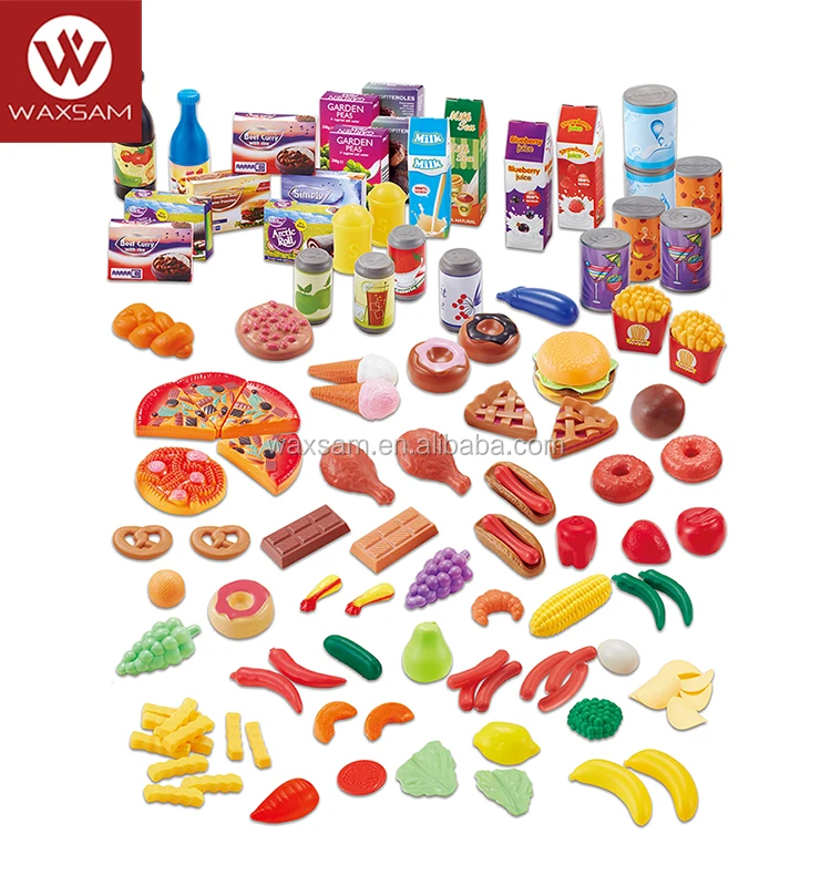 120pcs Pretend Play Food Set Kitchen Accessories Toy For Kids Buy