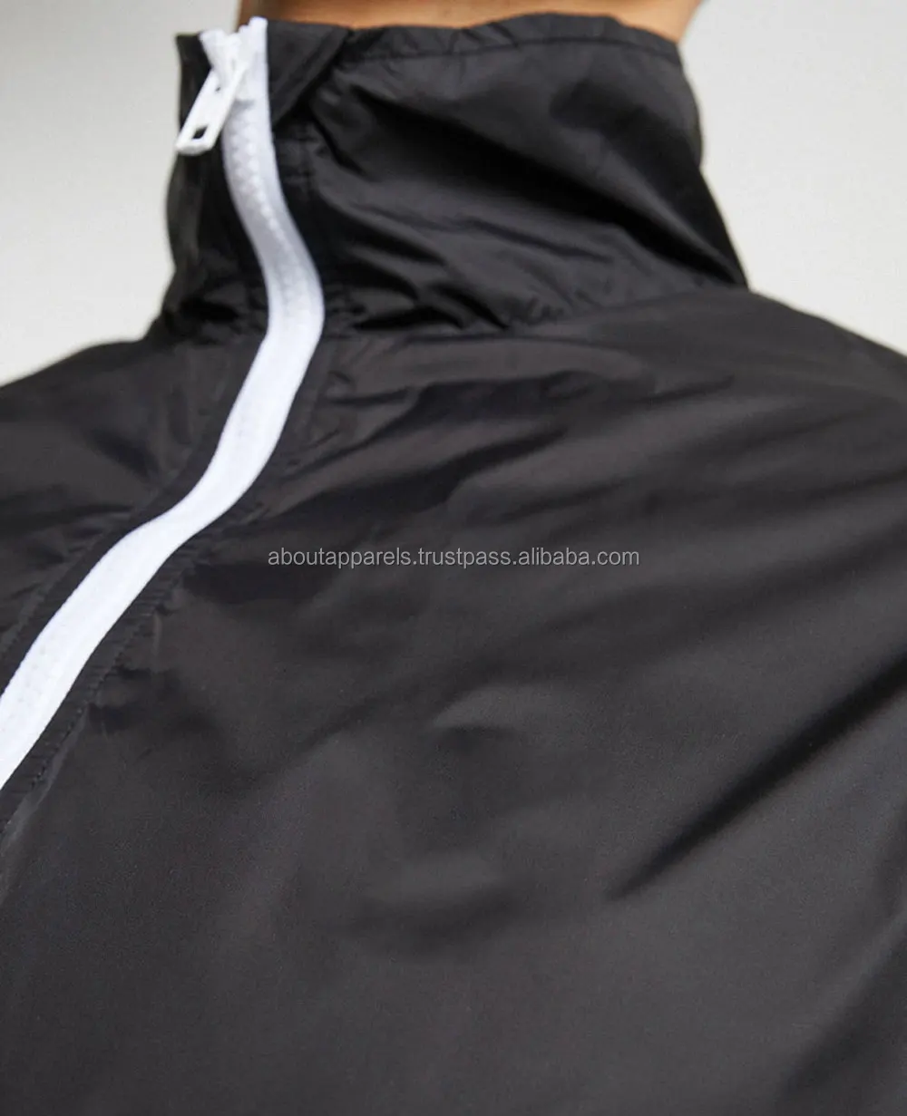 New Waterproof Blank Pullover 100% Pvc Nylon Anorak Windbreakers Jacket ...