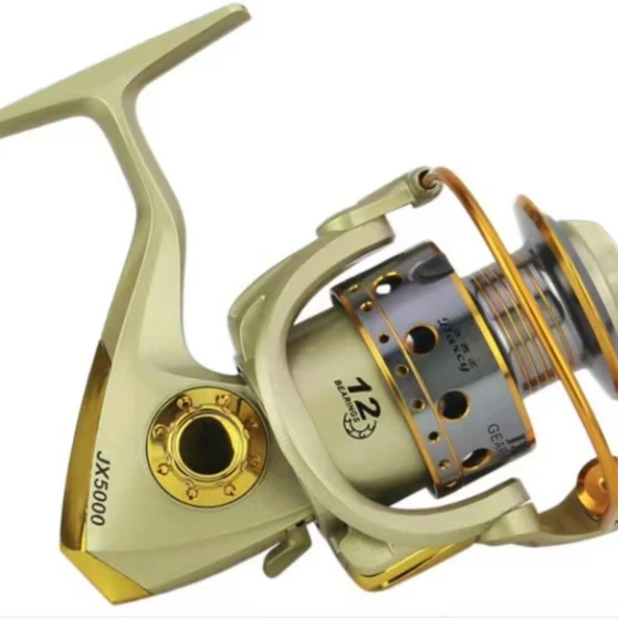 

Cheap Metal Spool Fishing Spinning Reel Fishing Gear Freshwater Reels, Yellow