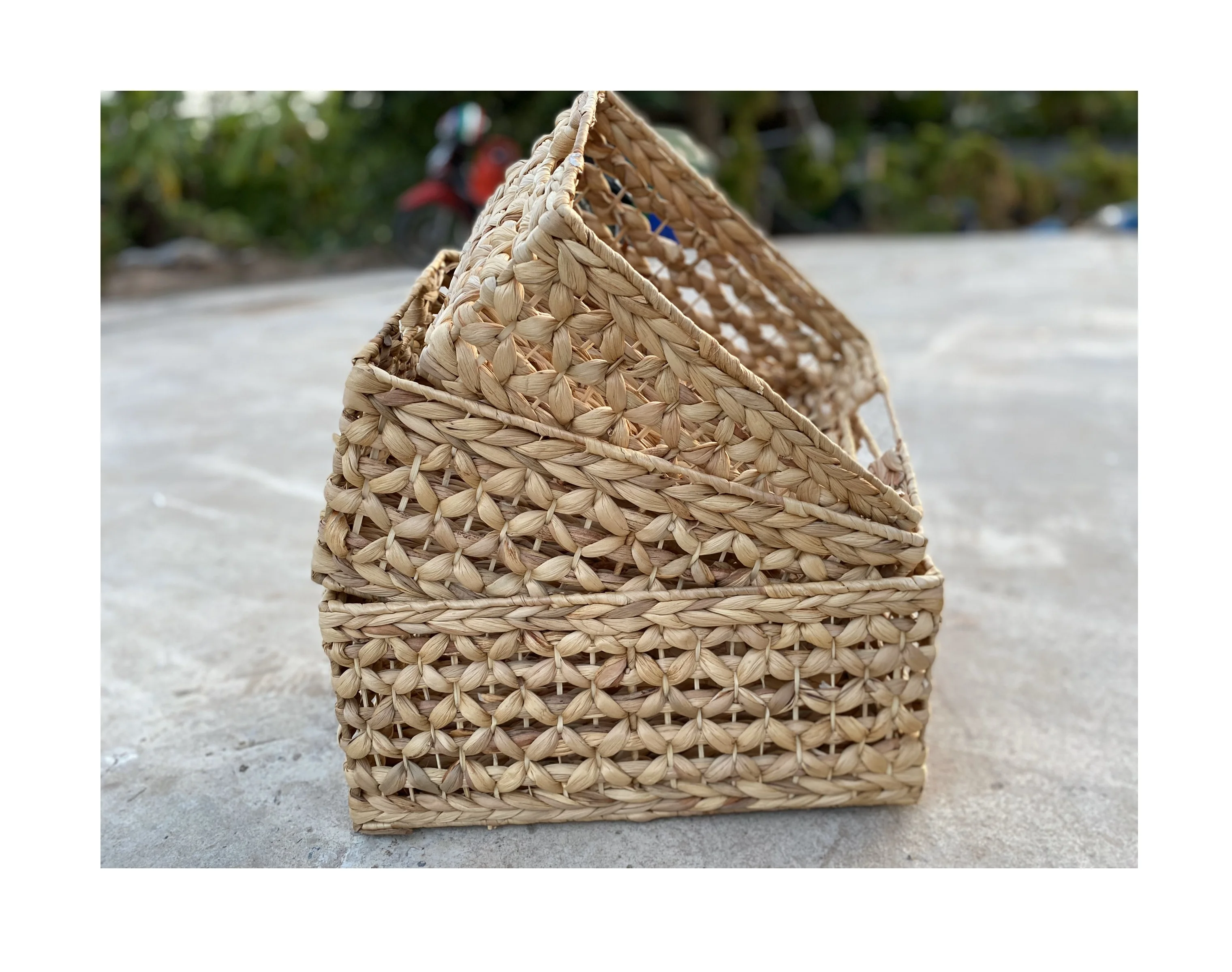 Water Hyacinth Laundry Basket Water Hyacinth Storage Baskets For Sale