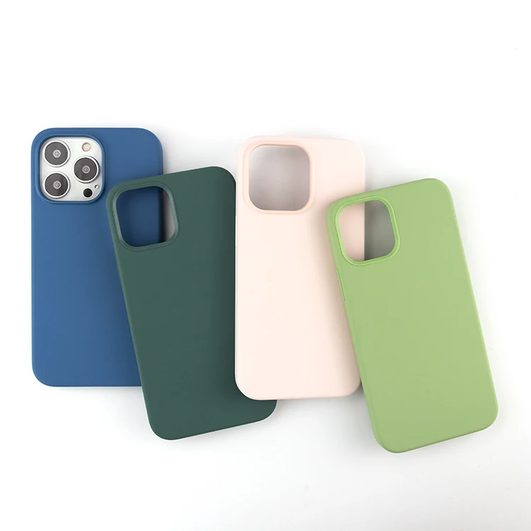 

Slimoro wholesale hight quality liquid silicon mobile phone bags & cases waterproof for iPhone 11 12 13 pro max phone case