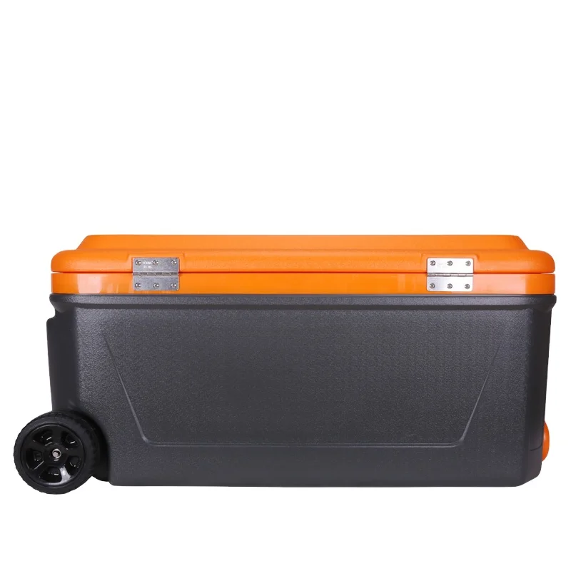 

hiking sample portable outdoor modern picnic travel car cooler and warmer box fridge cooler box for insulation with wheels