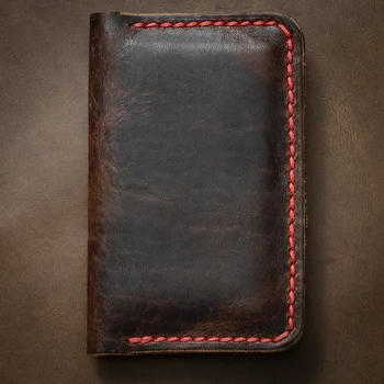 personalized leather business card case