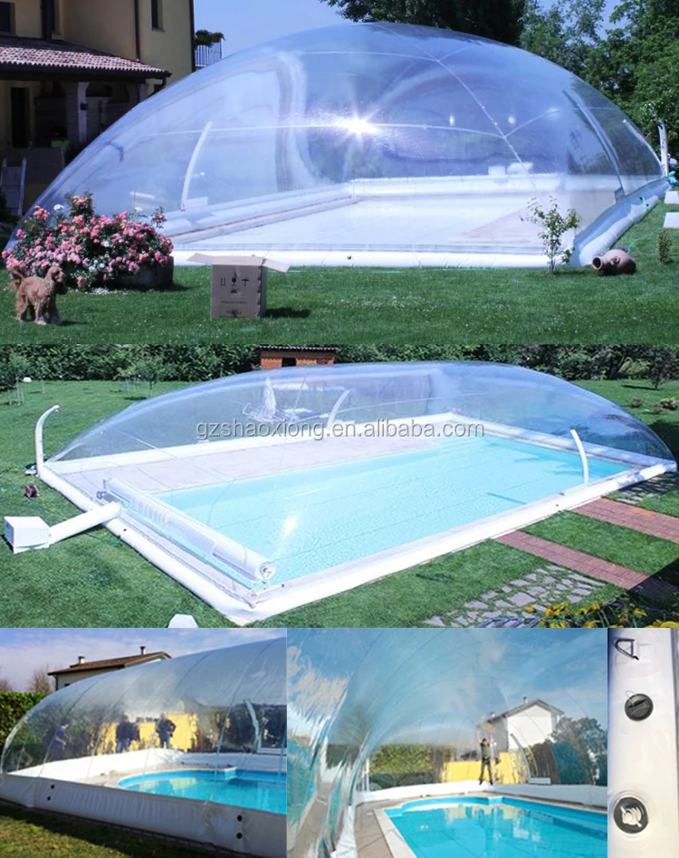 Outdoor Customized Transparent Clear Waterproof Pvc Swimming Pool Dome