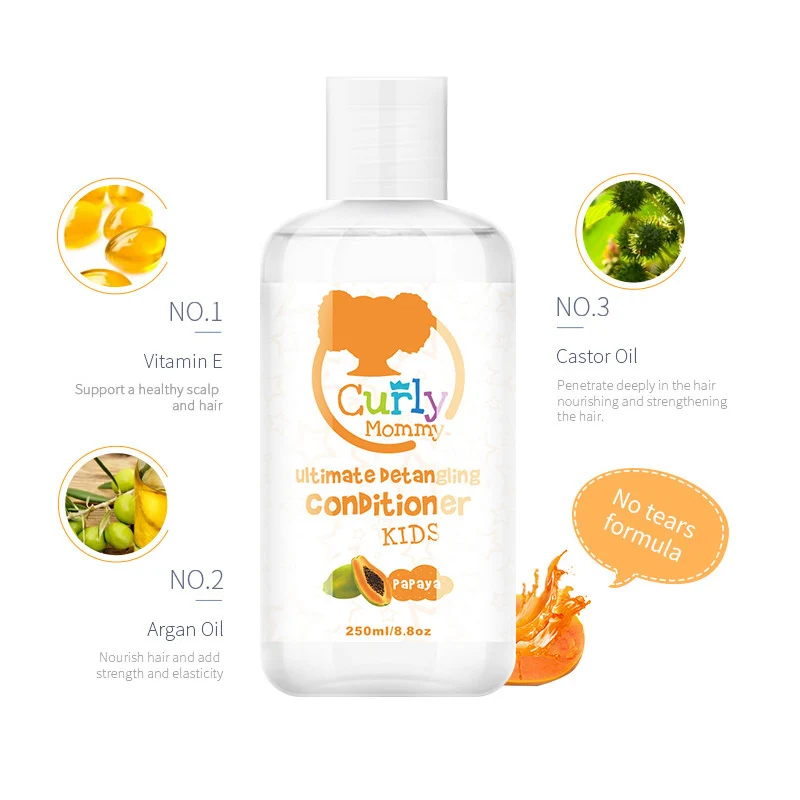 

CURLYMOMMY Within 48 hours bio keratin collagen kids curly hair conditioner