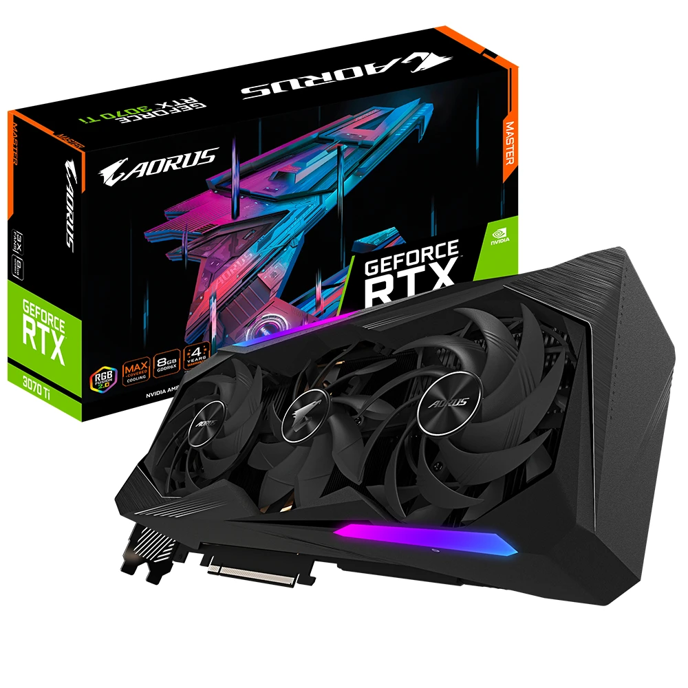 

Wholesale RTX 3070 Ti graphics card for gaming AORUS GeForce RTX 3070 Ti MASTER 8G