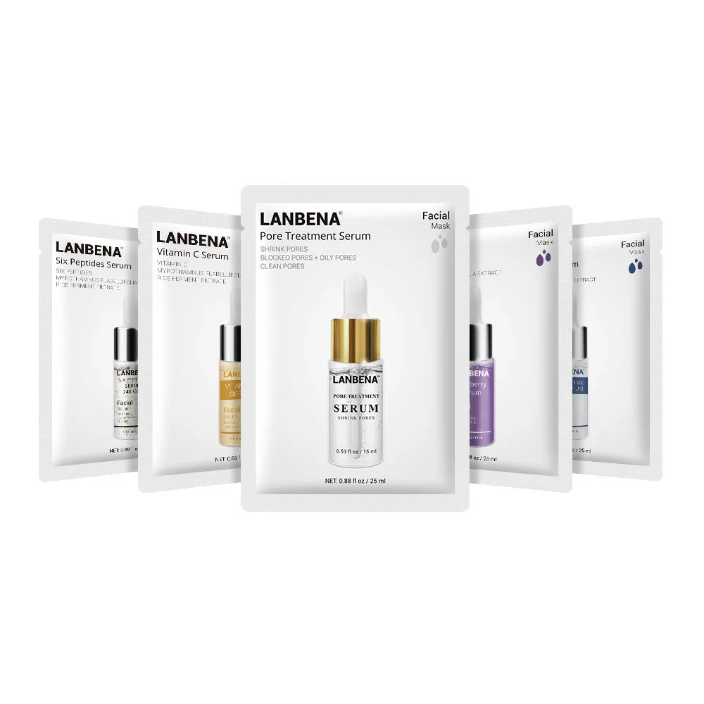 

LANBENA Pore Shrinking Serum Moisturizing Anti-wrinkle Mask Series Gloss Skin Care Oil Control