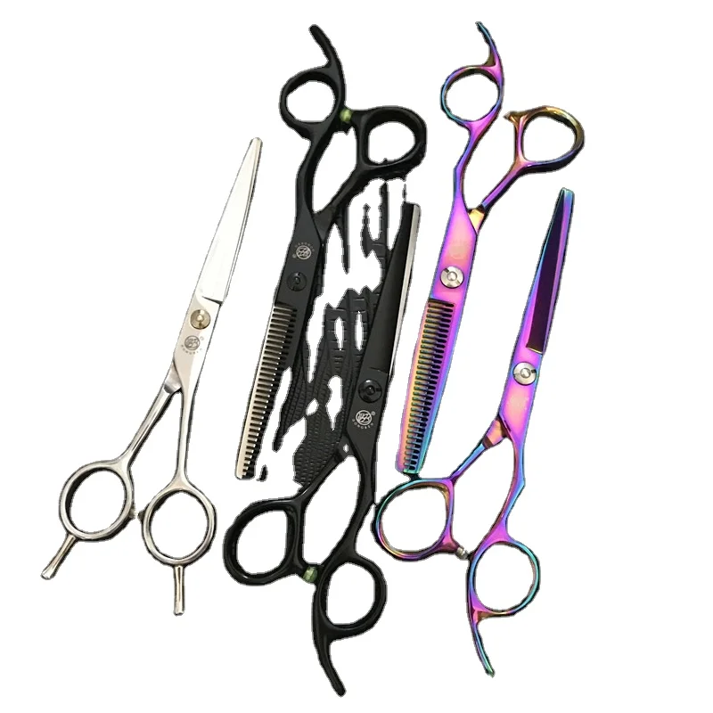 

Japanese Steel 9cr Patent Professional Hair Thinning ssalon scissors hair cutting set, Colors