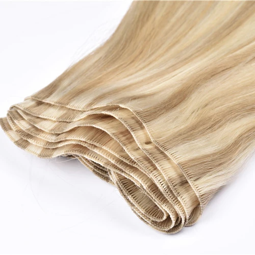 

Hand Tied Weft Extensions Deluxe Virgin Human Hair Cuticle Aligned Hair Extension Ombre Piano Color Samples Factory Supply