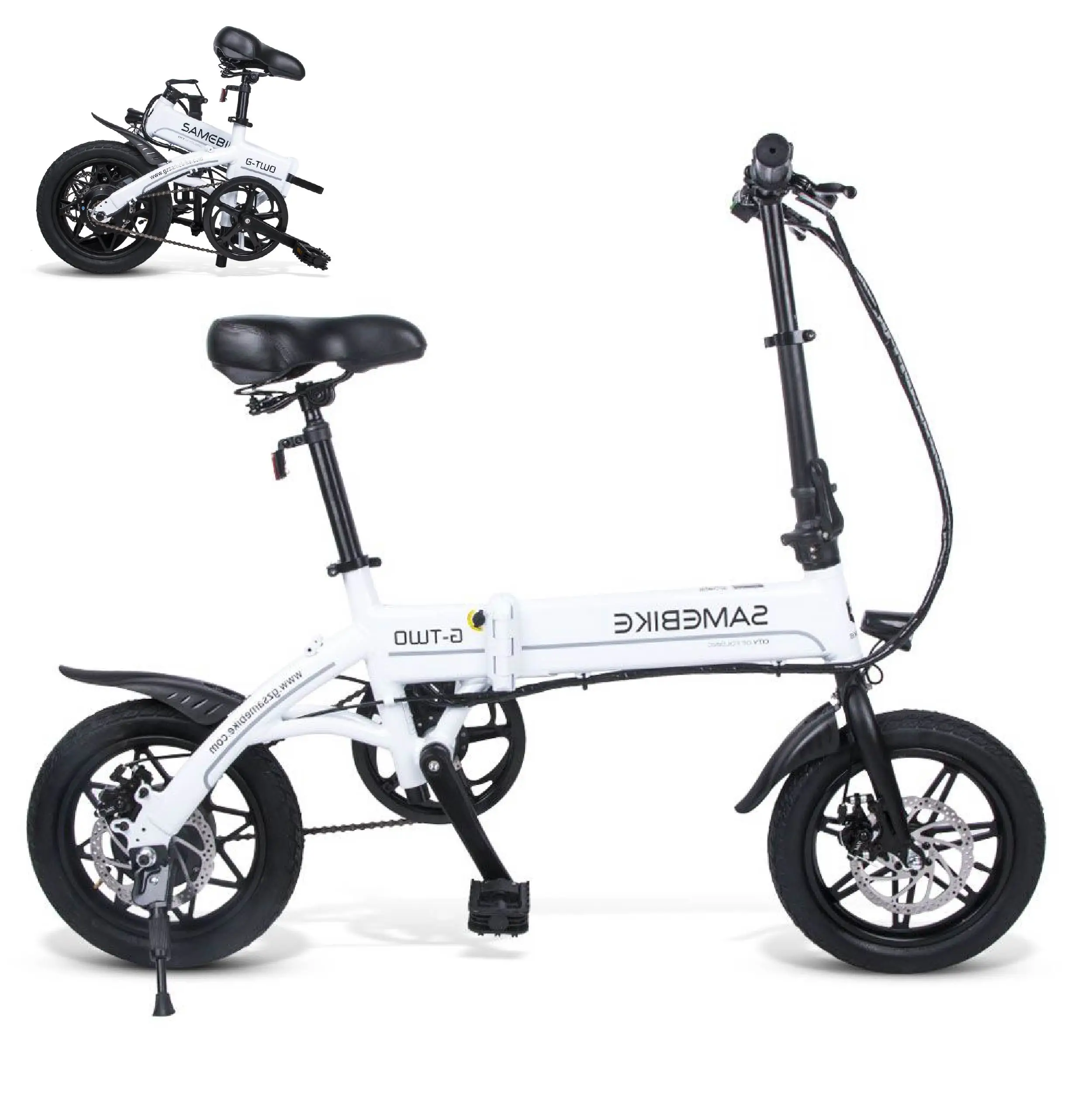 

Factory Direct Sale 2021 36V/7.5Ah 14"1S Big Tube Frame Folding Ebike Adults Foldable Electric Bicycle