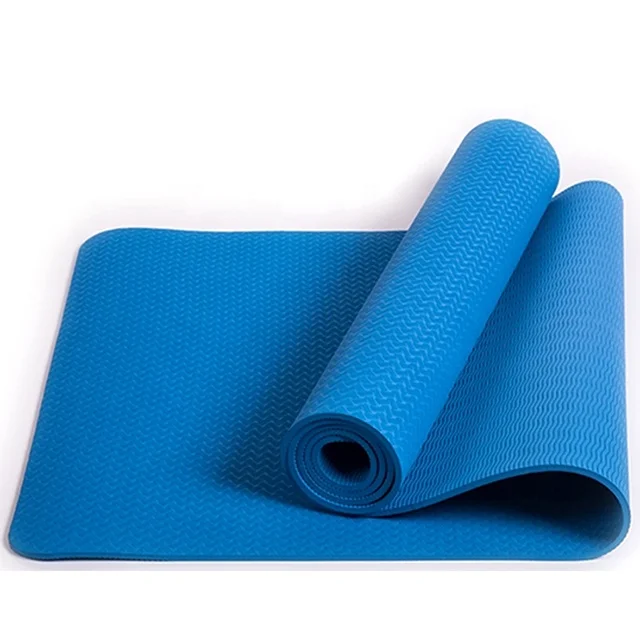 

Factory wholesale 6mm yoga mat tpe Direct Price, Purple, violet, pink, blue, black, green, turquoise or customized