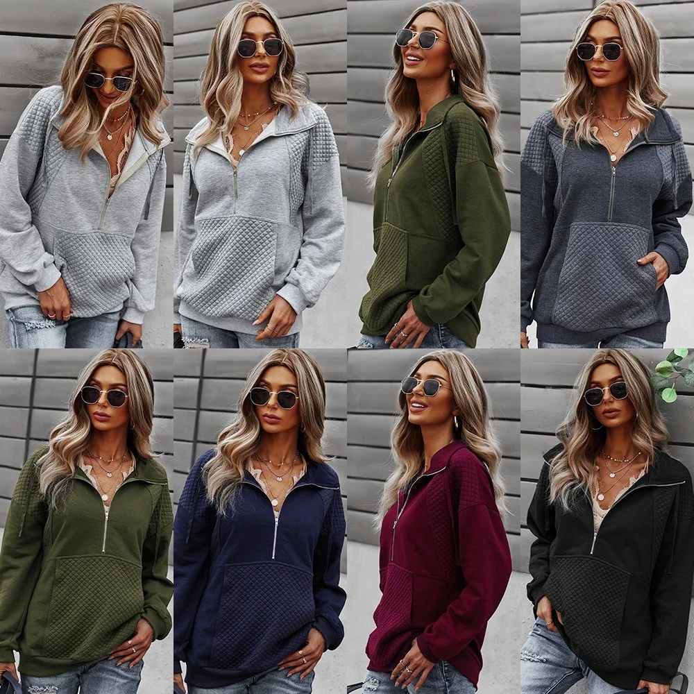 

Autumn and winter solid color long sleeve sexy warm jacket fashion sweater