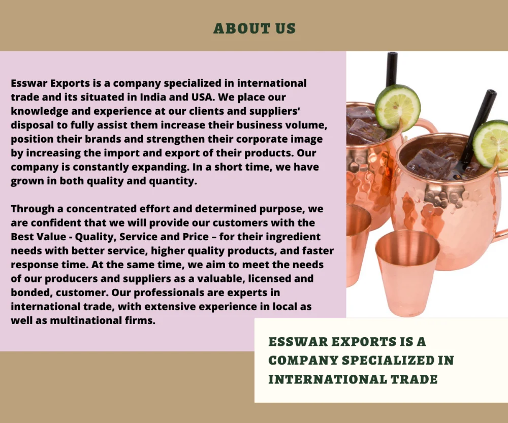 Esswar exports about us