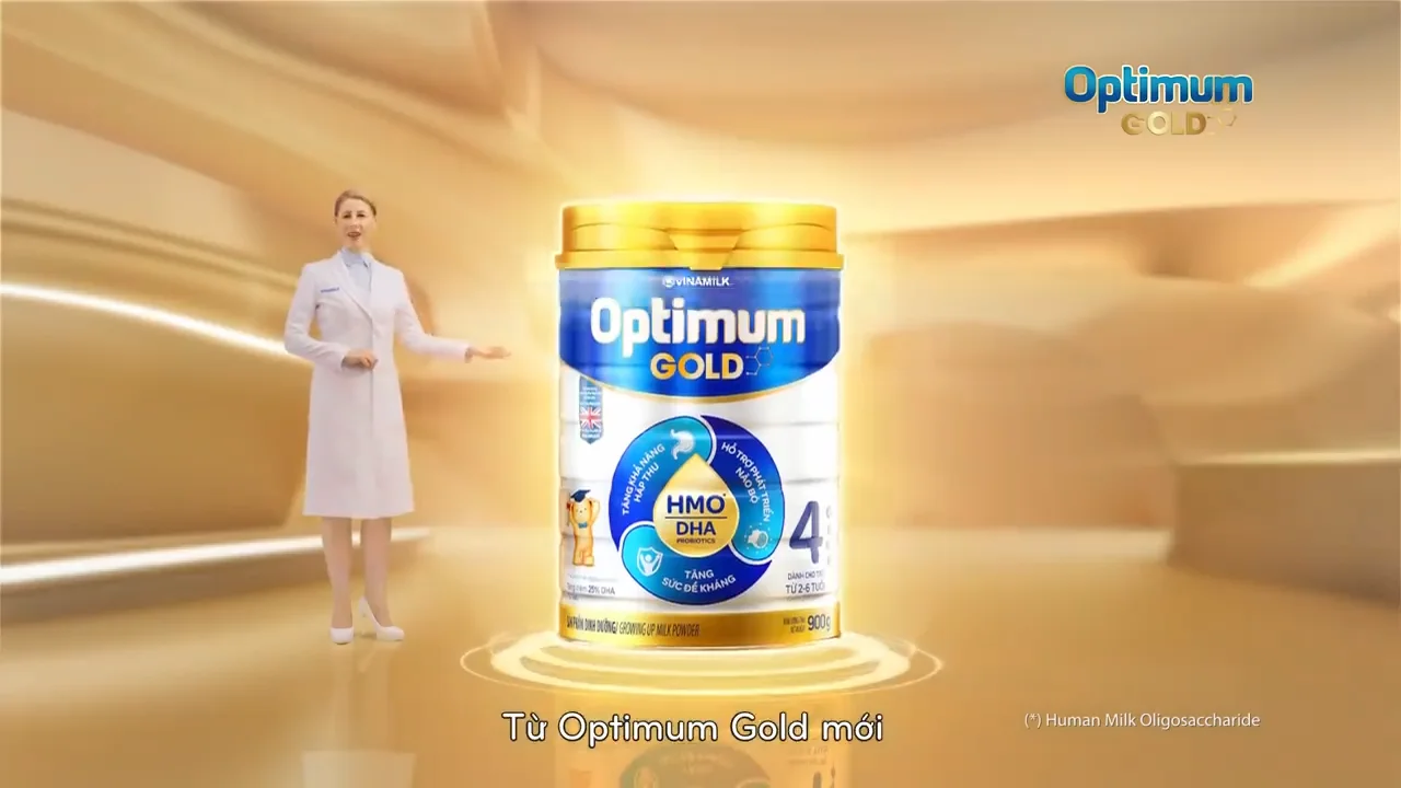 Baby Powdered Milk Vinamilk Optimum Gold Digest Well Grow Intelligent Step 3(for Kid From 1