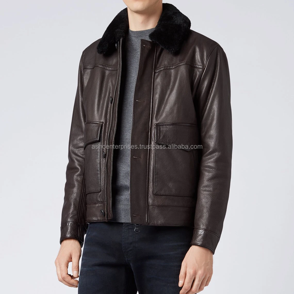 Latest Design Leather Jacket Manufacturers From Sialkot Pakistan / Fashion Leather Jackets For