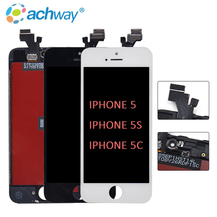 

AAAA Original Screen LCD For iPhone 5 6 6s 7 8 Plus LCD Display Assembly Digitizer No Dead Pixel Touch Replacement LCD