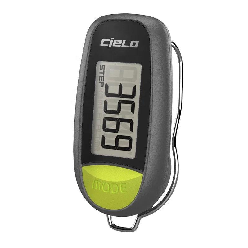 Accurate Clip On 3d Sensor Big Display Step Counter Walking Pedometer