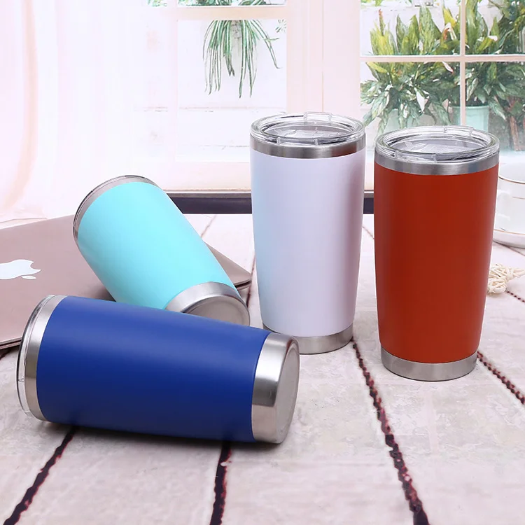 

10oz 12oz 20oz 30oz Skinny Straight Tumbler wine Cup travel sports water bottle mug stainless steel double wall vacuum