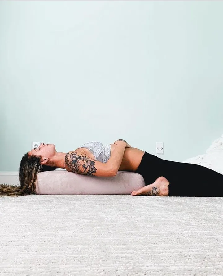 Eco Friendly Cotton Organic Yoga Bolster Eco Kapok Rectangle Large Yoga