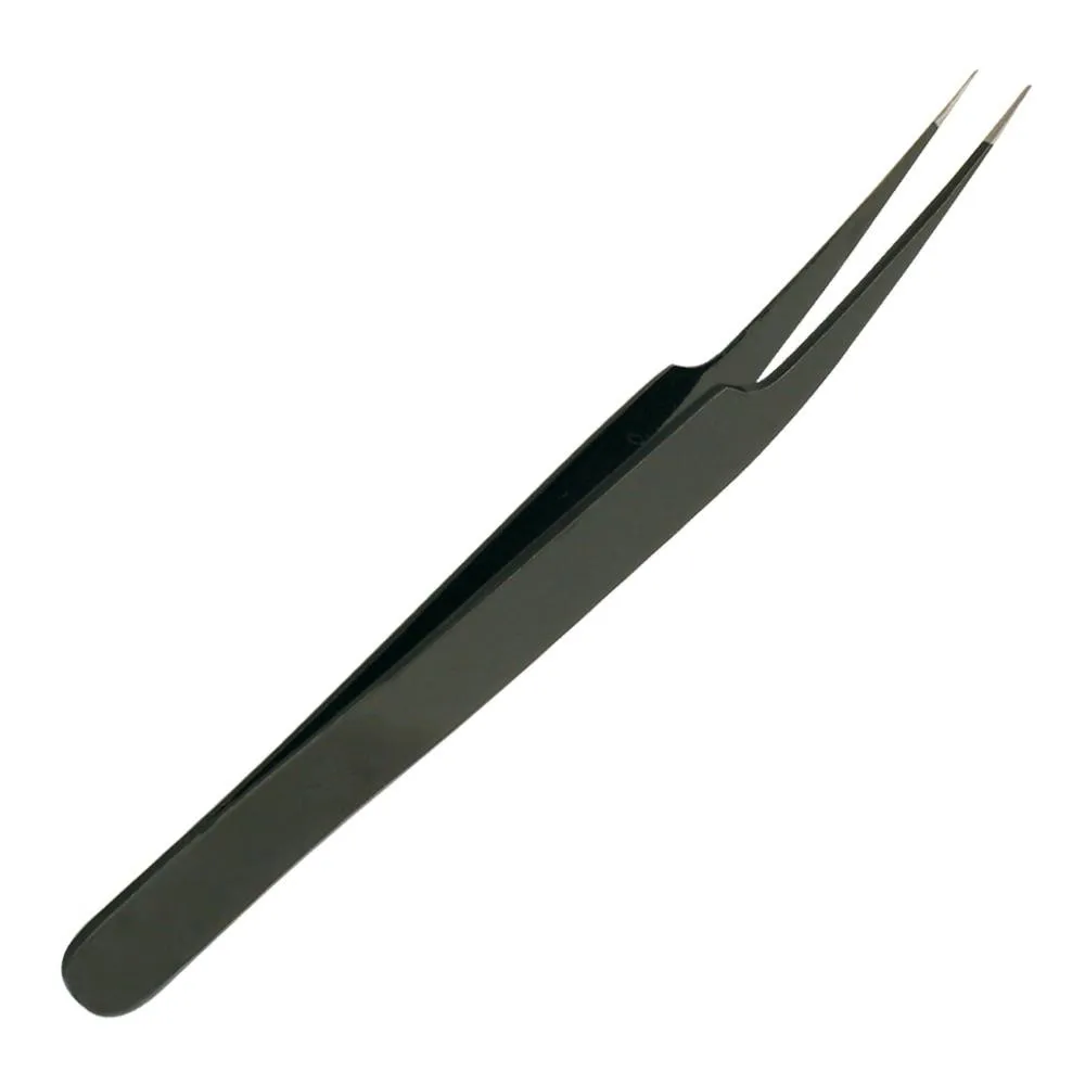 Curved Eyebrow Tweezers Made With Dental Medical Stainless Steel