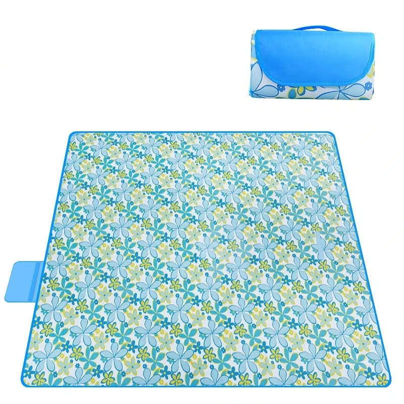 

Large Eco-friendly Sandfree Beach Blanket Waterproof Outdoor Convenient Travel Bag Picnic Mat Bag, Customized