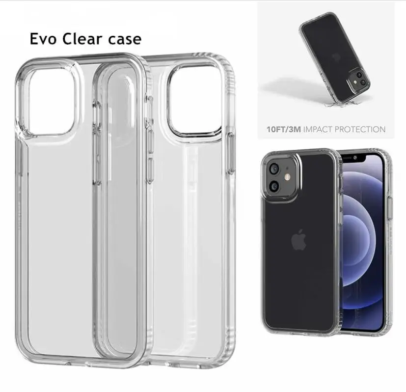 

Pure clear drop protection designer case for iphone X XR 11 pro max back cover for iphone12 12pro max phone case