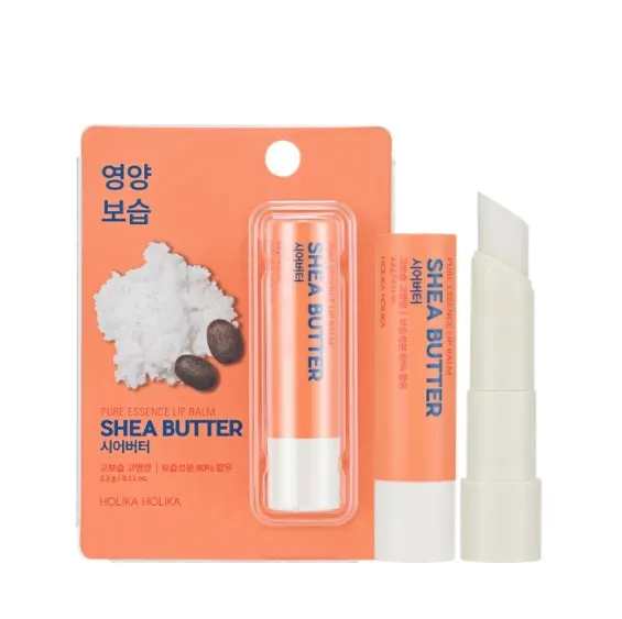 

Original Korean Cosmetics makeup Lip Treantment for Dark Lips Bulk on Sale Pure Essence Shea Butter Lip Balm