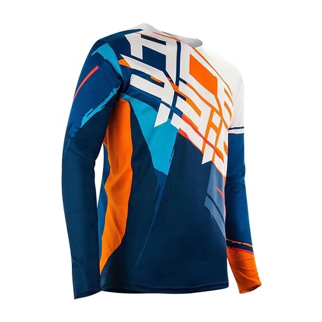 Custom Skull Design MX Motocross Riding Protective Jersey, Best Wholesaler Motocross Garments