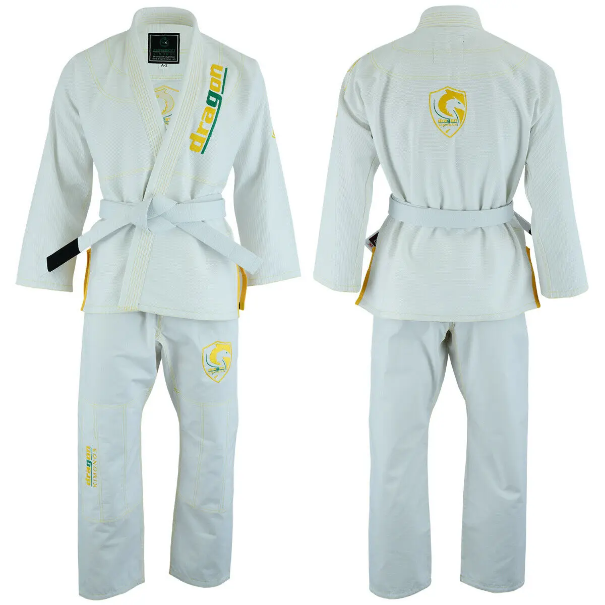 Brazilian Jiu Jitsu BBJ Gi in Brown color IBJJF Dragon Kimonos and Fight wears