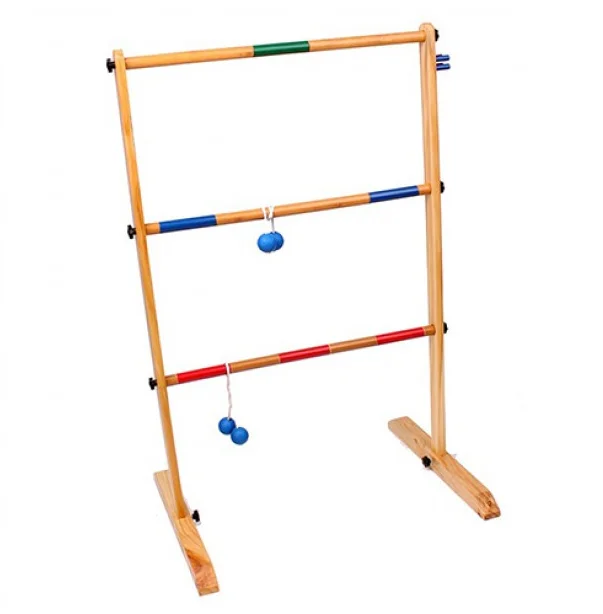

wholesale ladder golf ball toss game set for outdoor playing games Wooden Ladder Golf Ball Toss Game Set, Multi