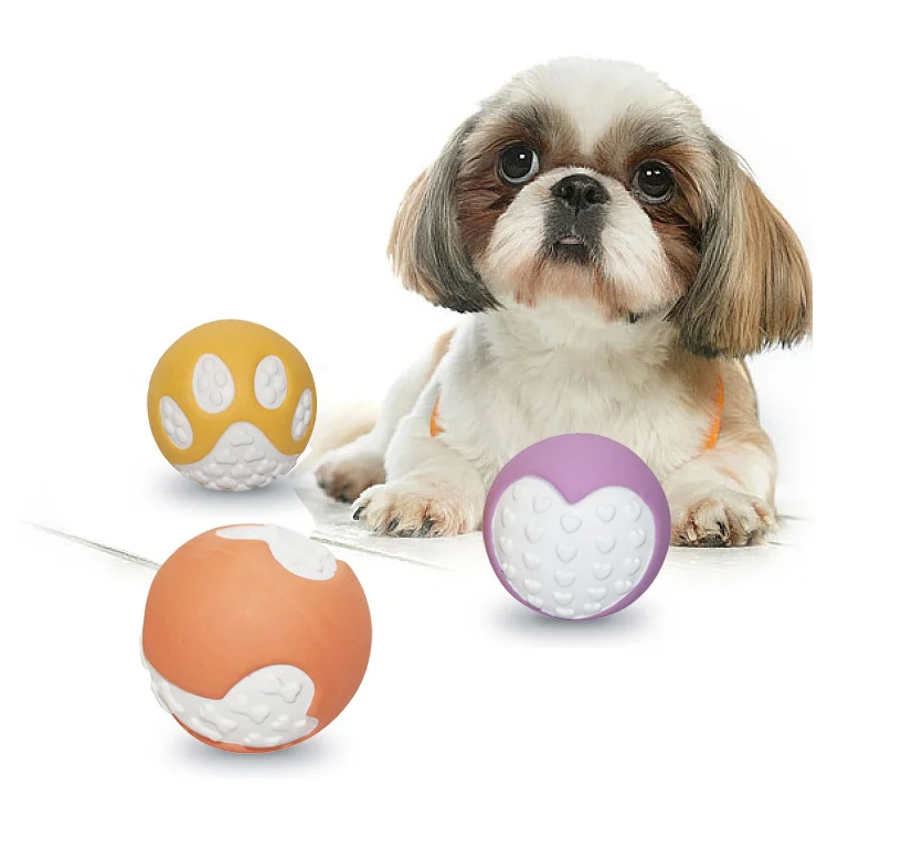 

Hot sale  dog ball toy chew squeaky sound